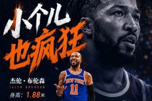 地表最强1米88！布伦森27中14狂轰全场最高45分 下半场29分摘冠！
